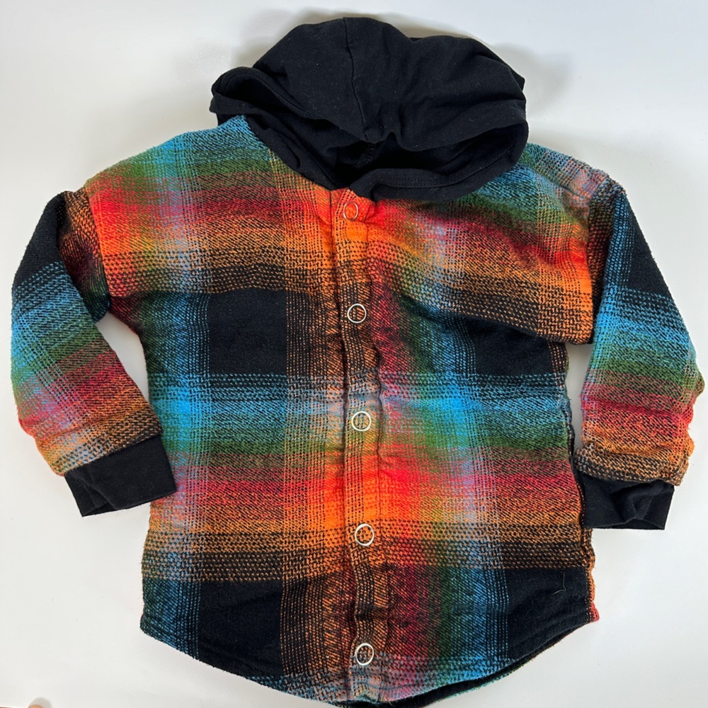 Arrows & Rubies Fall Colors Shacket Toddler 3T Unisex‎